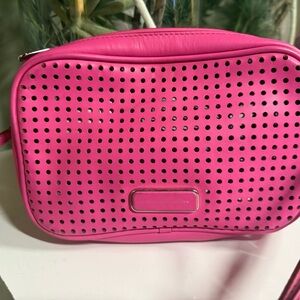 Marc Jacobs Pink Perforated Crossbody Bag